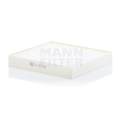 Image of 4708350000, 4708353600, A4708350000, A4708353600 Pollen Filter MANN CU 22 028 Particulate 216mm 200mm 32mm NISSAN: NP300 Navara Pickup