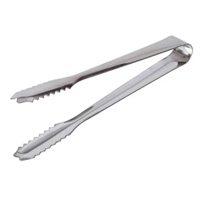 Image of 7&quot; Stainless Steel Ice Tongs