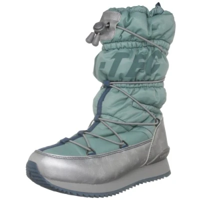 Image of HI TEC Womens New Moon 200 Waterproof Snow Boot Reef Silver UK 3