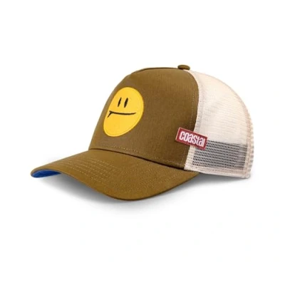 Image of Coastal Surf &amp; Smile (Olive) Men`s Trucker Cap