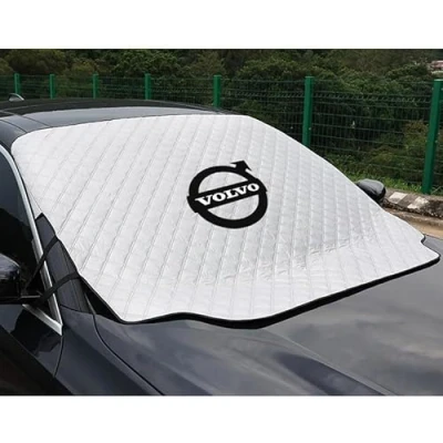Image of Car Windscreen Frost Cover, for Volvo V40 V90 Winter Magnetic Protector Sun Shade Windshield Cover,V40