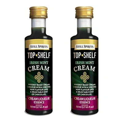 Image of 2X Still Spirits Top Shelf Irish Mint Cream Essence Flavours 1.125L