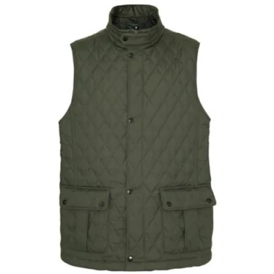 Image of Champion Mens Country Estate Ashby Diamond Quilt BodyWarmer Olive XXL