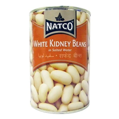 Image of Natco White Kidney Beans 400g (pack of 4)