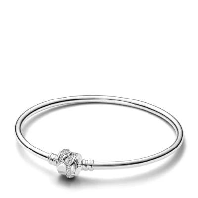 Image of PANDORA Bracelet PULSEIRA, Prata 925 592733C01 19 Brand, Estándar, Non precious metals, No Gemstone