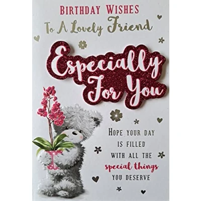 Image of Prelude To A Lovely Friend Especially For You Birthday Card Female