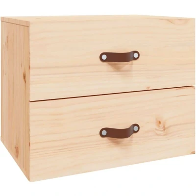 Image of vidaXL Wall mounted Bedside Cabinet 50x36x40 cm