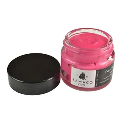 Image of Famaco Pink Lady Leather Re touch Dye Renovation Cream for leather, shoes, boots, sneakers and trainers