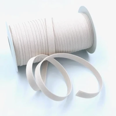 Image of Craft Cult 9mm Plain Double Fold Bias Binding Tape 25 Metre Roll (90 Oatmeal)