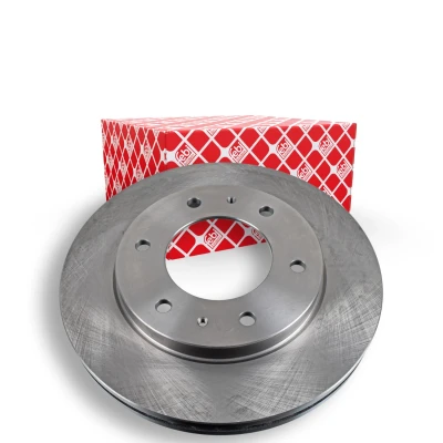 Image of 4615A201, 4615A203 Brake disc FEBI BILSTEIN 170044 Front Axle 294,2mm 28mm 6 Hole 139,7mm internally vented Coated MITSUBISHI: L200 / Triton V Pickup