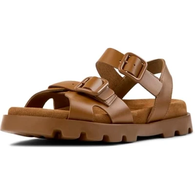 Image of Camper Brutus Sandals, Women&#039;s, Size: 37, Mittelbraun shoes