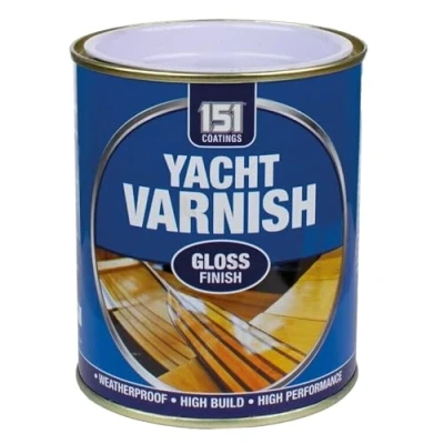 Image of SuperGift.com 300ml Paint Tin Exterior Interior Hard Drying Performance (Yacht Varnish)