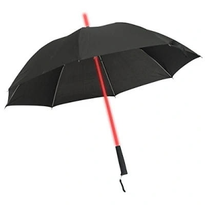 Image of Glowing LED umbrella with 7 colours and integrated torch Ø 100 cm
