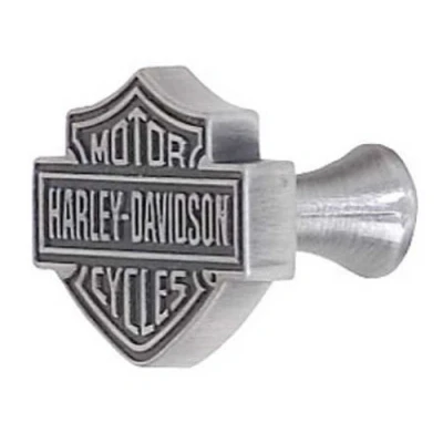 Image of Ace Product Management Group INC HDL 10110 Harley Davidson Pewter Bar Knob Pewt, Silver, No Size