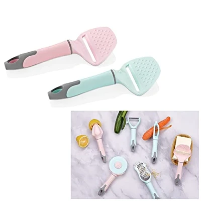 Image of Pretty Pastels BPA Free Luxury Kitchen Tools &amp; Gadgets, Easy Use, Hang Store (Cheese Slicer)