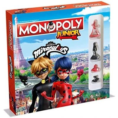 Image of Winning Moves Miraculous Monopoly Junior Board Game English Version