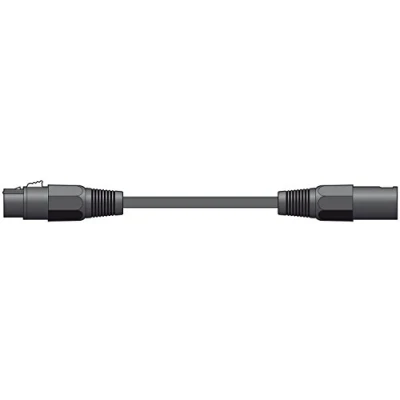 Image of XLR Male Female Cable Microphone Black 0.5M