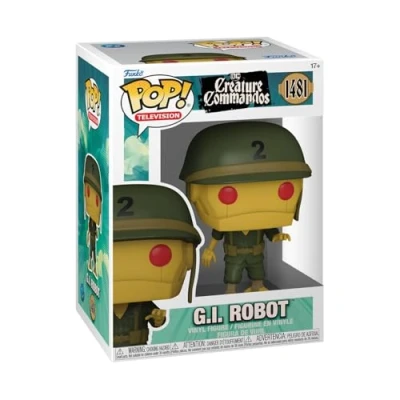 Image of Funko POP! TV: CC G.I Robot. Robot DC Comics Collectable Vinyl Figure Gift Idea Official Merchandise Toys for Kids &amp; Adults Comic Books Fans Model Collectors and Display