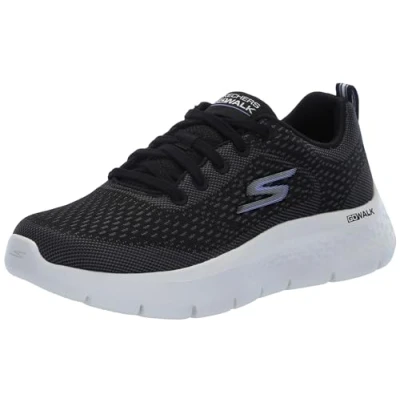 Image of Skechers Women&#039;s GO Walk Flex Kali Sneaker, Black, 3 UK