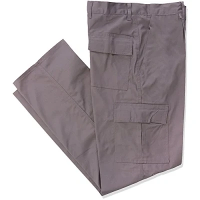Image of Supertouch 18KH1 28 Inch Waist 245 GSM Polyester/Cotton Long Leg Combat Trousers Grey