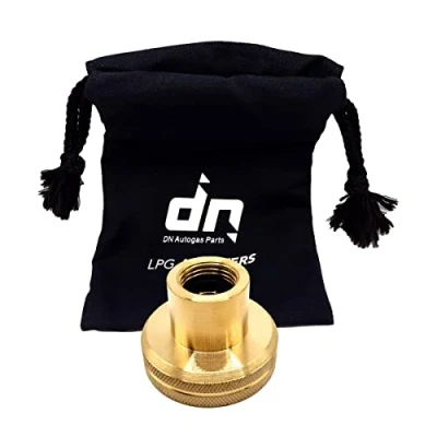 Image of DN Autogas Parts LPG GPL European Shell to DISH Fill Adapter for Gas Propane Bottle Tank Cylinder