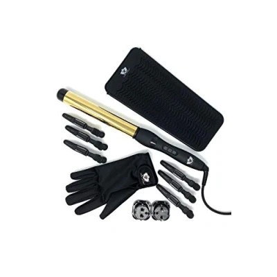 Image of Foxy Locks Curling Wand Gold Plated Titanium 32mm Hair Styling Tool