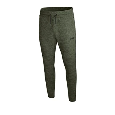 Image of JAKO Men&#039;s Premium Basics Jogging Bottoms, Mens, Pants, 8429, Khaki Mottled, XS