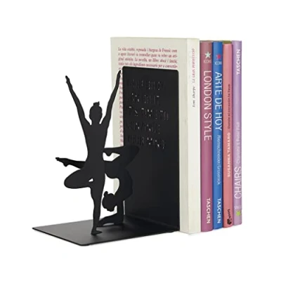 Image of Balvi Bookend Yoga Colour black Book support Metal