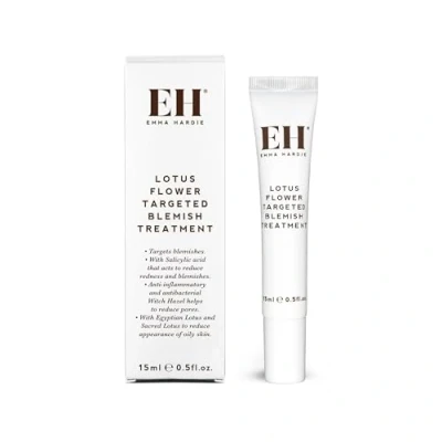 Image of Emma Hardie 15ml Lotus Flower Blemish Treatment with Antibacterial Witch Hazel, Reduces Redness &amp; Blemishes, Anti inflammatory Balancing, Perfect for Combination to Oily Skin, Vegan Cruelty Free