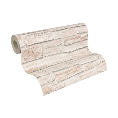 Image of A.S. Creation 6621 25 10.05 x 0.53 m Brick Wallpaper Beige