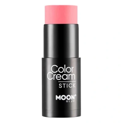 Image of Intense Neon UV ColorCream Face &amp; Body Paint Stick by Moon Glow Professional Makeup for Adults, Kids 21g (Intense Red)