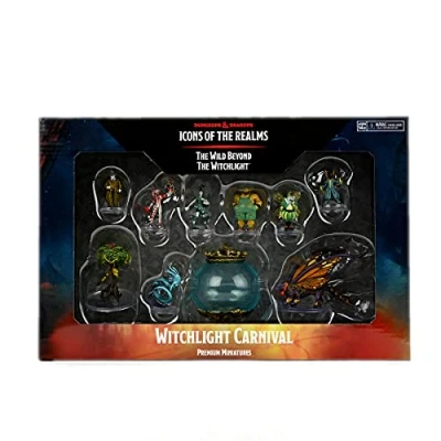 Image of WizKids Dungeons and Dragons Icons of the Realms Wild Beyond, Witchlight Carnival Set, DnD Miniatures