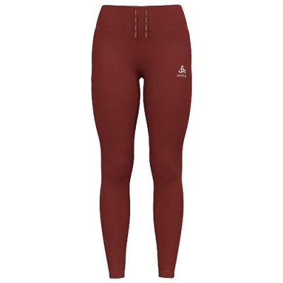 Image of Odlo Women Running tights ESSENTIAL WARM, spiced apple, M