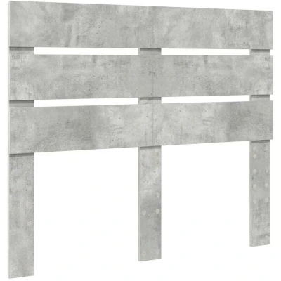 Image of vidaXL Headboard with Concrete Grey 120 cm Engineered Wood