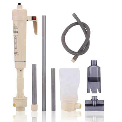 Image of Battery Powered Aquarium Gravel Cleaner Fish Tank Siphon Water Change Cleaning Tool Sand Vacuum Operated