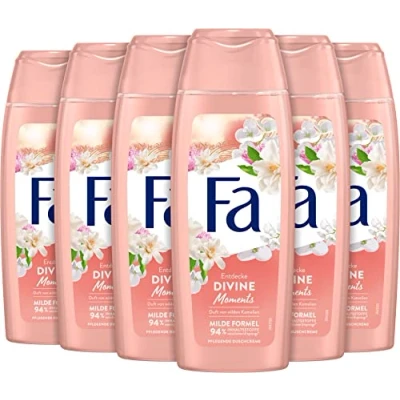 Image of FA Divine Moments Shower Gel Pack of 6 x 250 ml