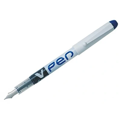 Image of Pilot 631101203 V Pen Erasable Disposable Fountain Blue PK12