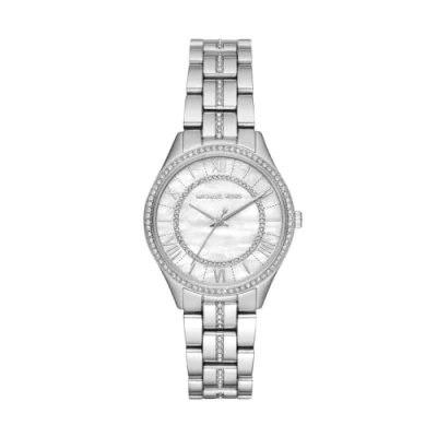 Image of Michael Kors Lauryn Silver Stainless Steel Ladies Watch MK3900
