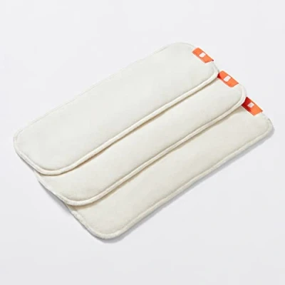 Image of Bambino Mio, Revolutionary Reusable Nappy Booster Daily Boost Pack of 3 Soft Inserts for Extra Absorbency