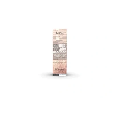Image of Knight &amp; Wilson Colour Freedom Rose Blonde Toner, Semi Permanent Bleach Free Soft Pink Rosy Gold Base Shade, Neutralises Yellow Brassy Tones, for Naturally Light, Bleached or Coloured Hair (150ml)