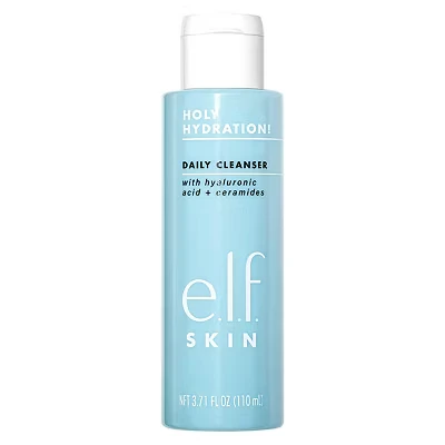 Image of e.l.f. SKIN Holy Hydration! Daily Cleanser, Infused with Ceramides, Removes Dirt, Makeup &amp; Impurities, Nourishing Hydrating Formula