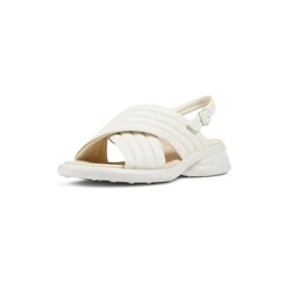 Image of Camper Spiro Wedge sandals, Women&#039;s, Size: 6, Weiß Leather