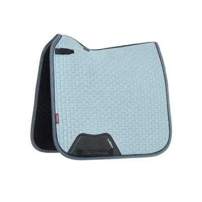 Image of LeMieux Suede Dressage Square Saddlepad Glacier Small/Medium