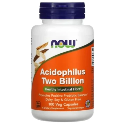 Image of Now Foods Acidophilus Two Billion Probiotic Support for Digestive Health 100 Vcaps