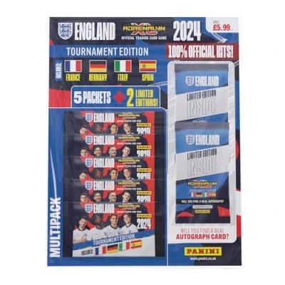 Image of Panini England Adrenalyn XL 2024 Official Tournament Edition Trading Cards Multipack, Mixed