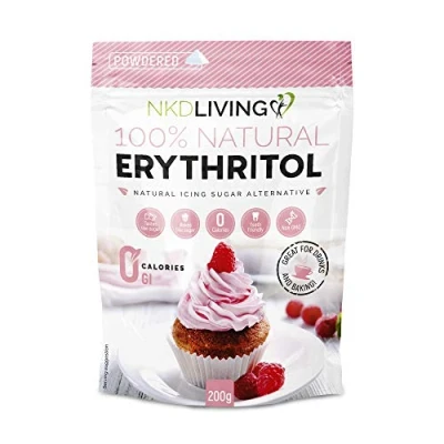 Image of Powdered Erythritol by NKD Living Zero Calorie Icing Sugar (200g)