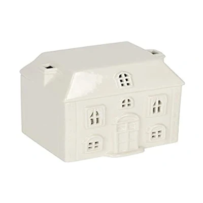 Image of WHITE CERAMIC HOUSE OIL BURNER