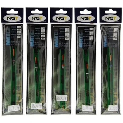 Image of 10x Deluxe Barbless Pole Float Rigs Lightweight For Coarse, Match or Carp Fishing Tackle Bait Lure (10 X Rigs)