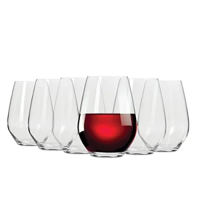 Image of Maxwell &amp; Williams Vino Stemless Red Wine Glasses Set of 6, 540ml, Gift Boxed