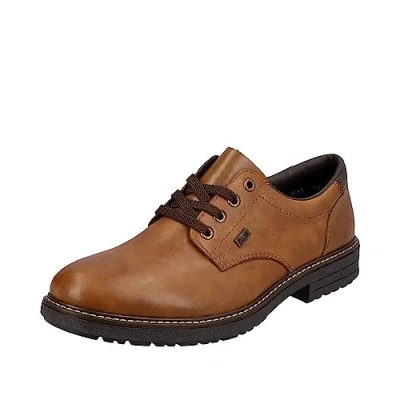 Image of Rieker 33101 Men&#039;s Leather Water Resistant Shoe (Brown, UK_Footwear_Size_System, Adult, Women, Numeric, Medium, Numeric_6_Point_5)